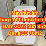 Máy hút ẩm Sharp 14 lít nội địa nhật Date 2022 Mới 95% Dùng 6 70m2 - 1